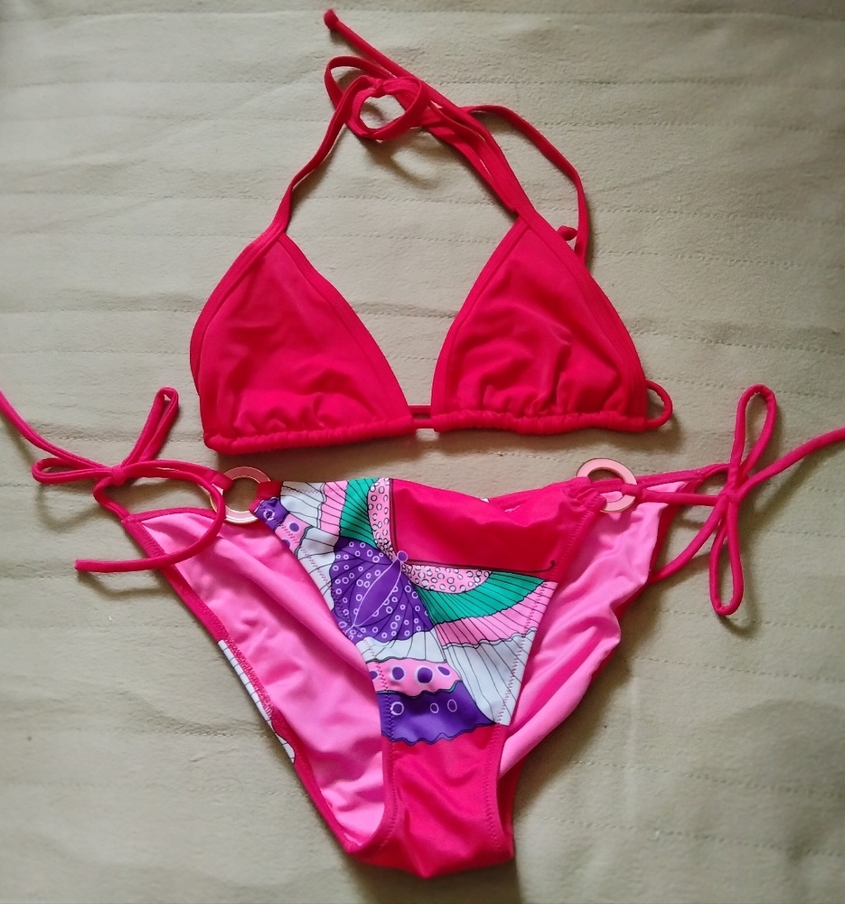 Red Bikini Swimsuit Set S / SP